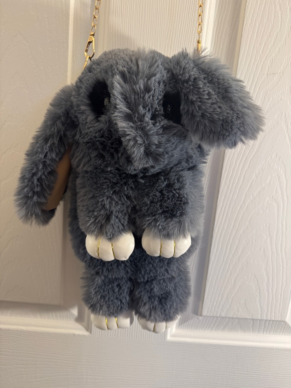 Plush Bunny Crossbody Purse
